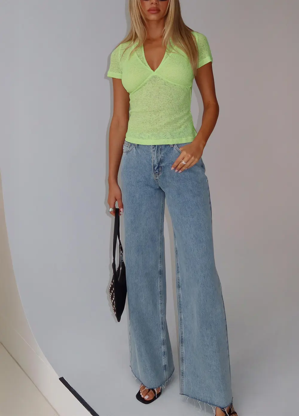 Darla Low Rise Straight Jean Vintage Blue Wash