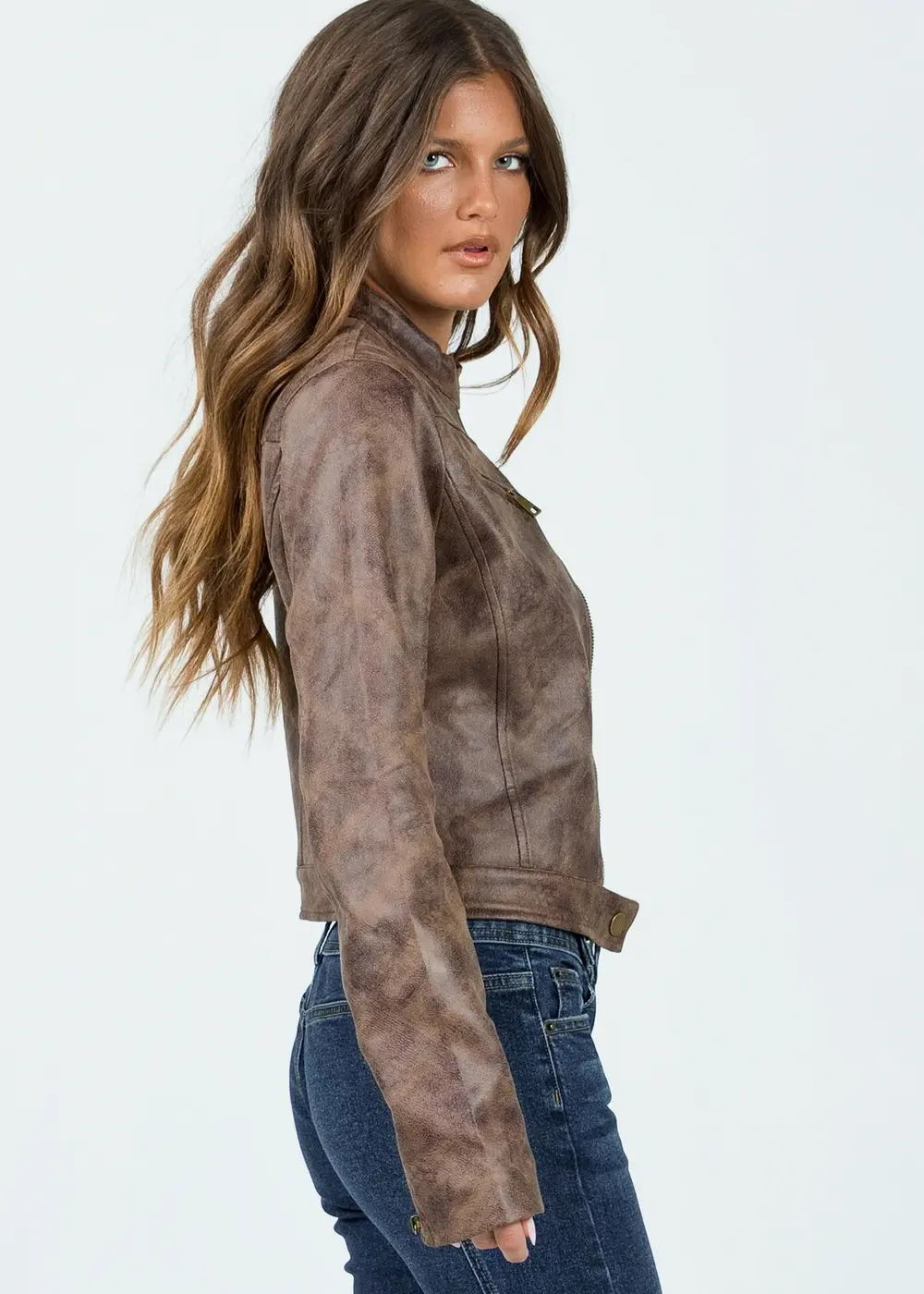 Bella Moto Jacket Chocolate