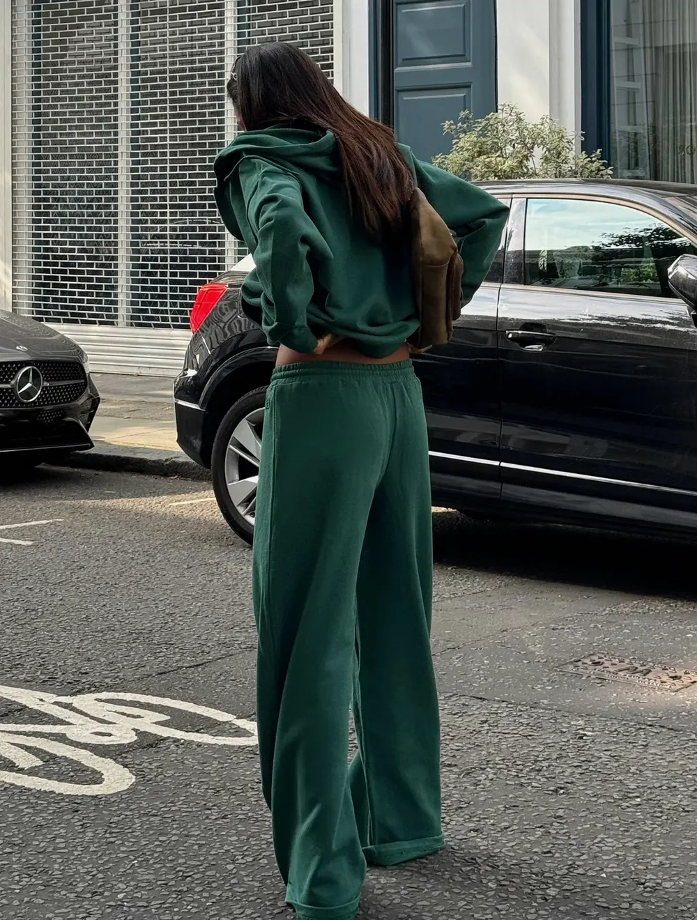 All Day Straight Leg Sweatpants Green