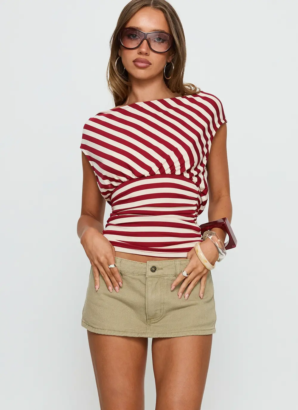 Rhode Mini Skort Tan