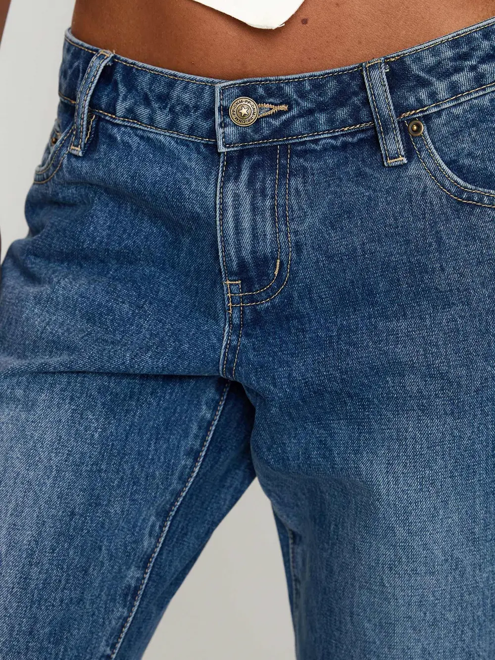 Better Half Low Rise Straight Leg Jeans Horizon Blue