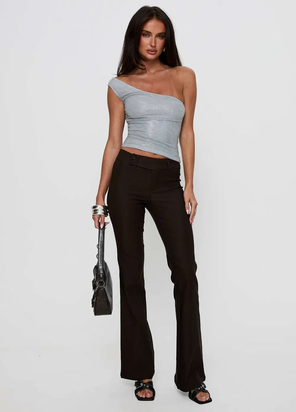 Kinkirk Flared Pants Chocolate