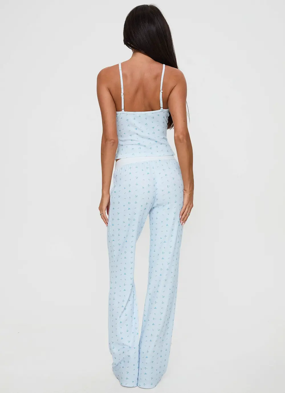 Lullabies Pointelle Sleep Pant Blue