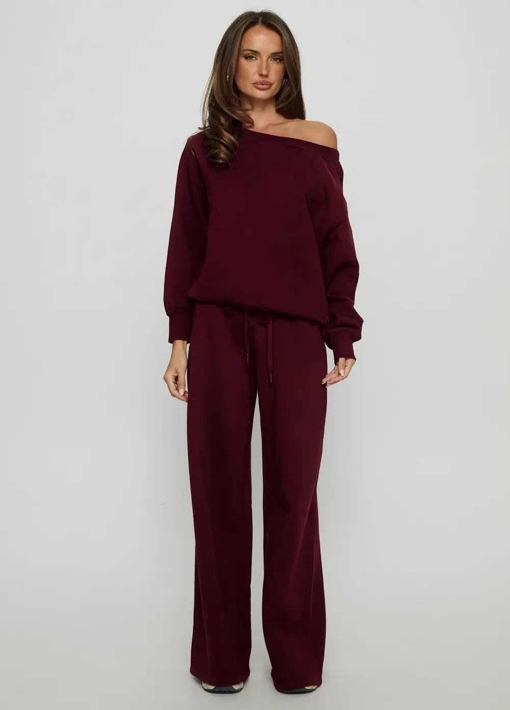 Dodie Wide Leg Pants Washed Currant