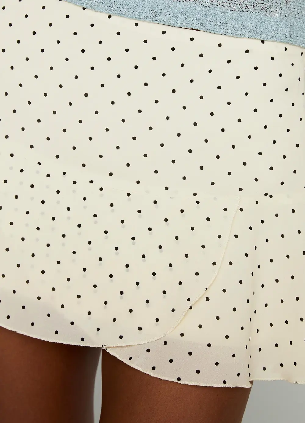 Sonsie Mini Skirt Cream