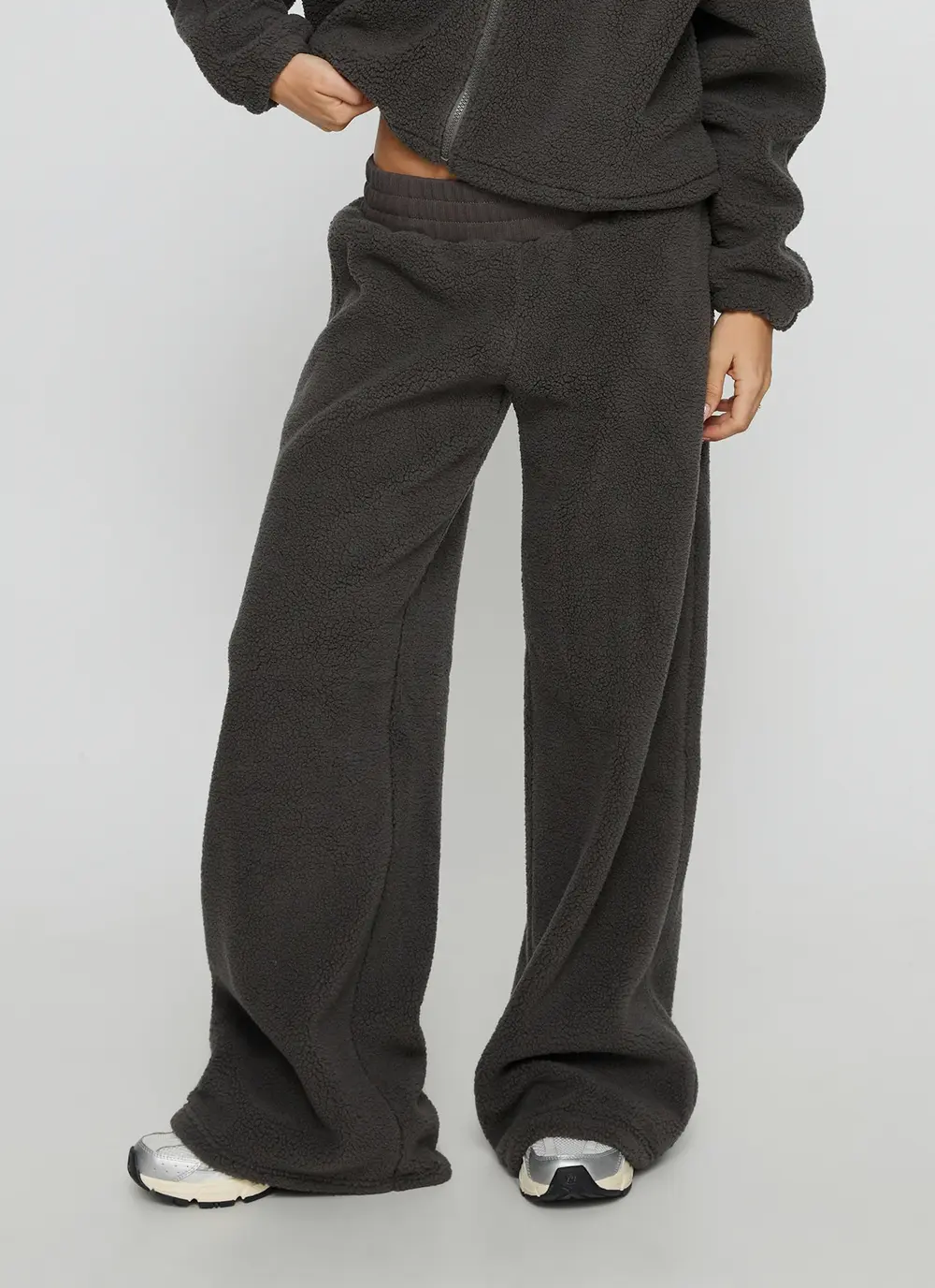 Siberia Fleece Track Pant Charcoal