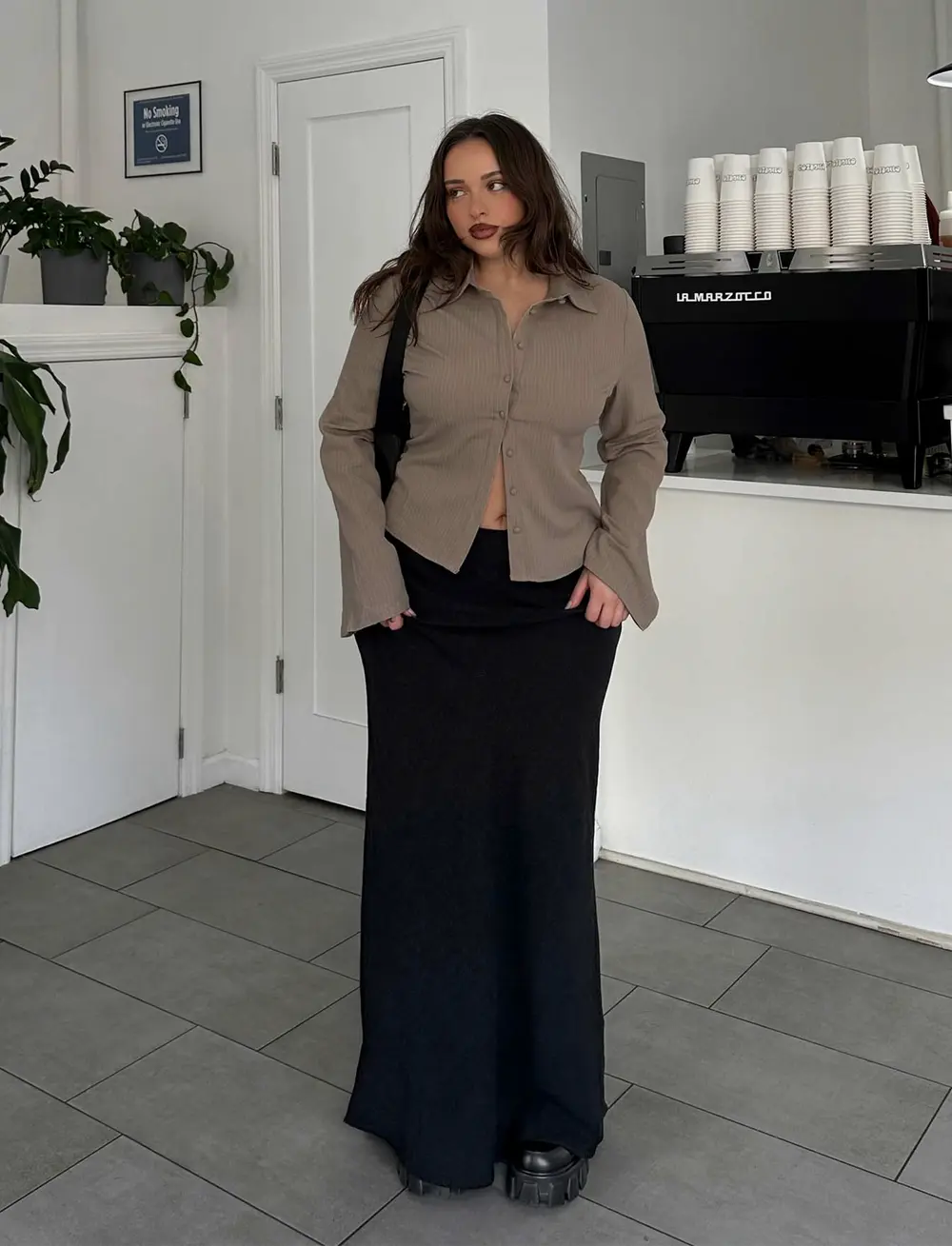 Jodie Maxi Skirt Black