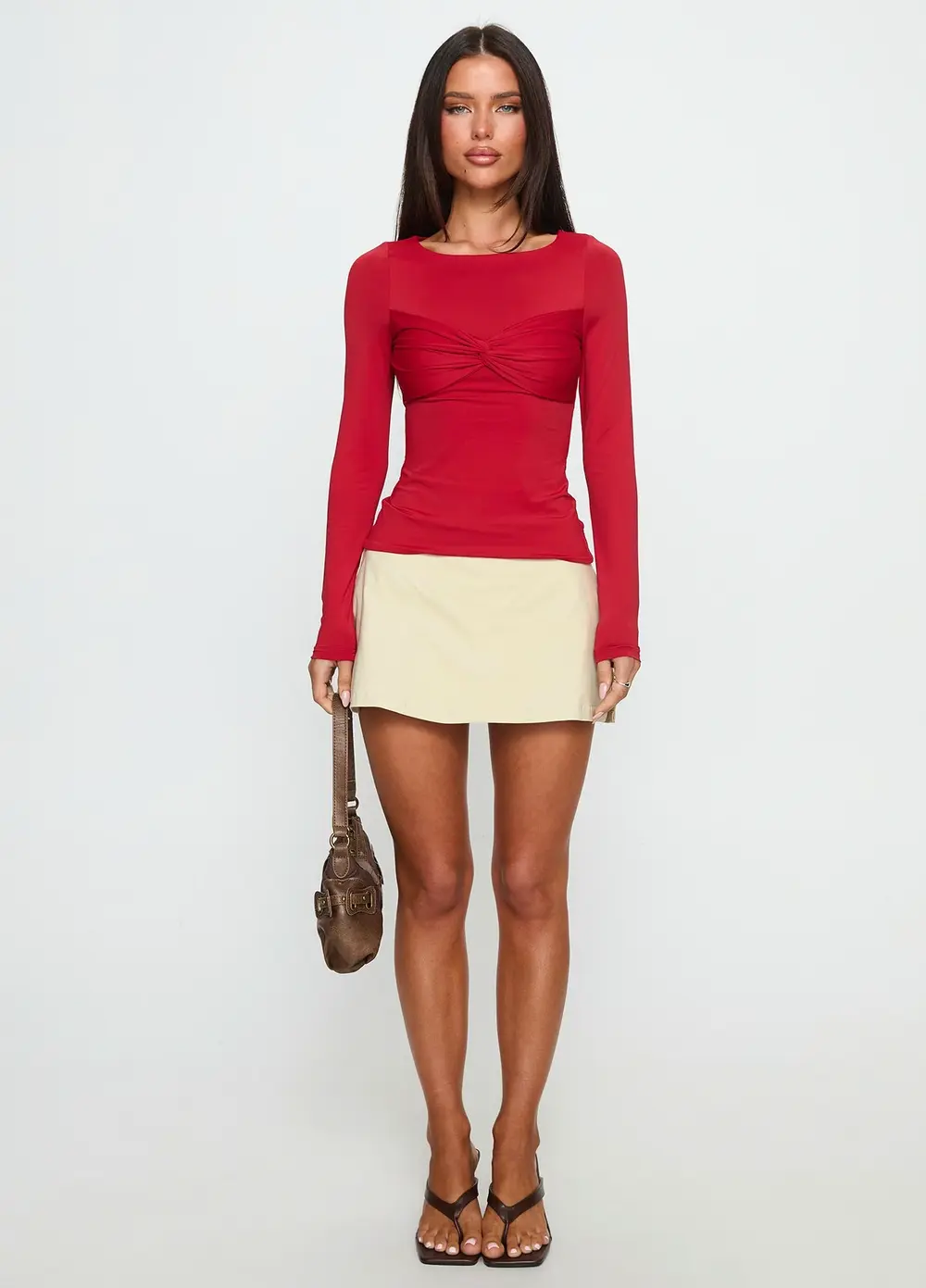 Can't Sleep Skort Beige