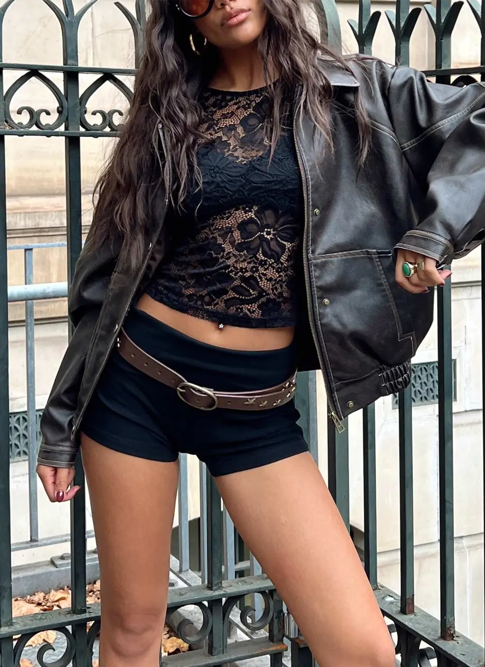 Baseline Low Rise Rib Shorts Black