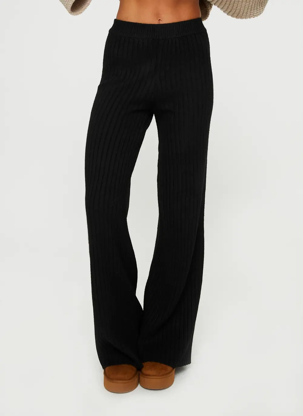 Montana Knit Pants Black