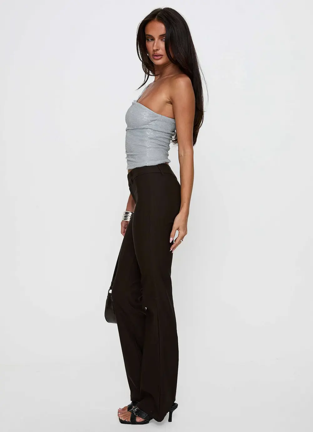 Kinkirk Flared Pants Chocolate