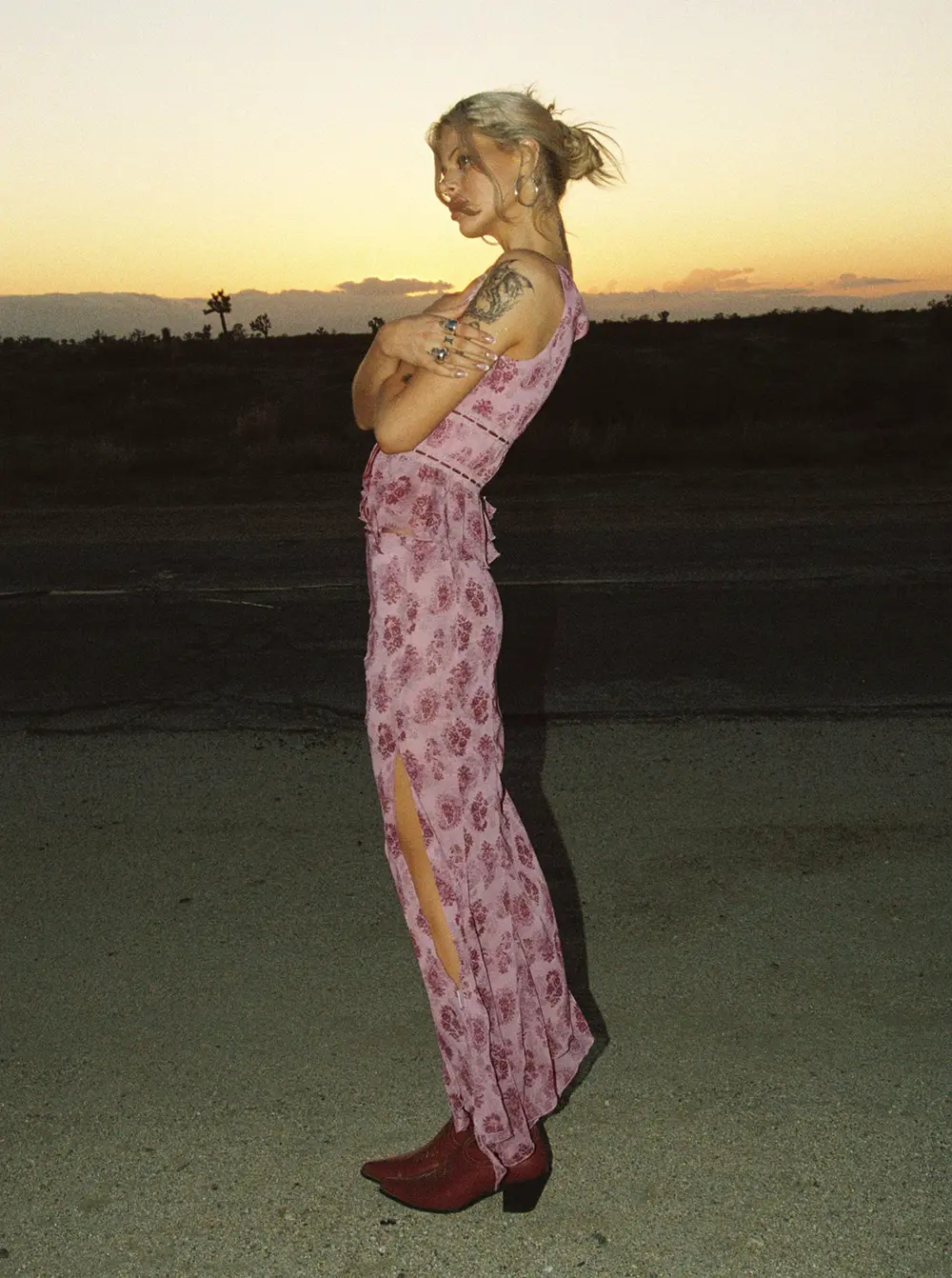 Nikolise Maxi Skirt Purple