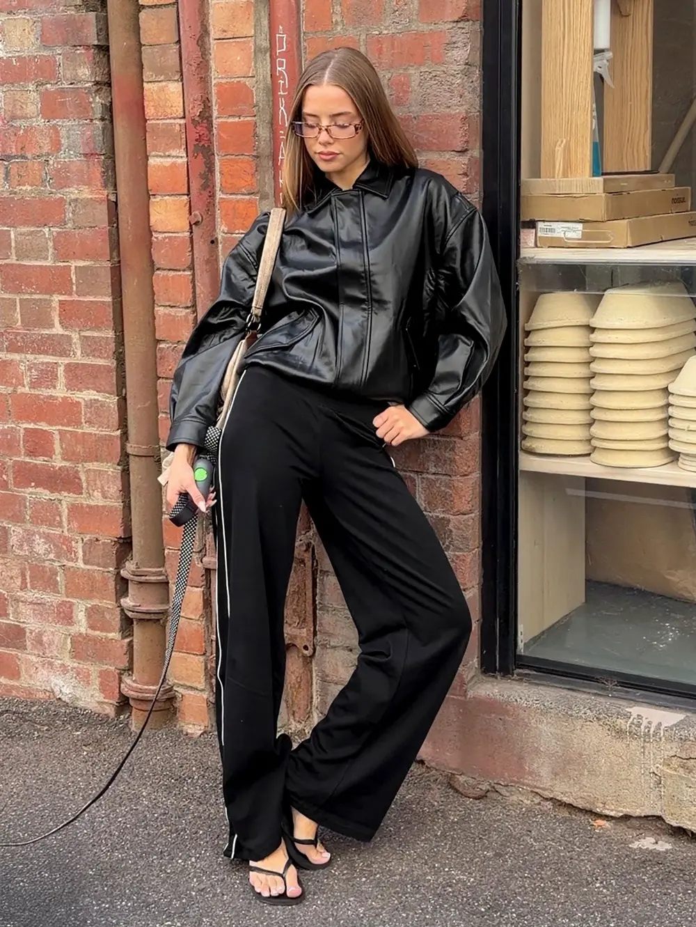 Ascenda Straight Leg Track Pant Black