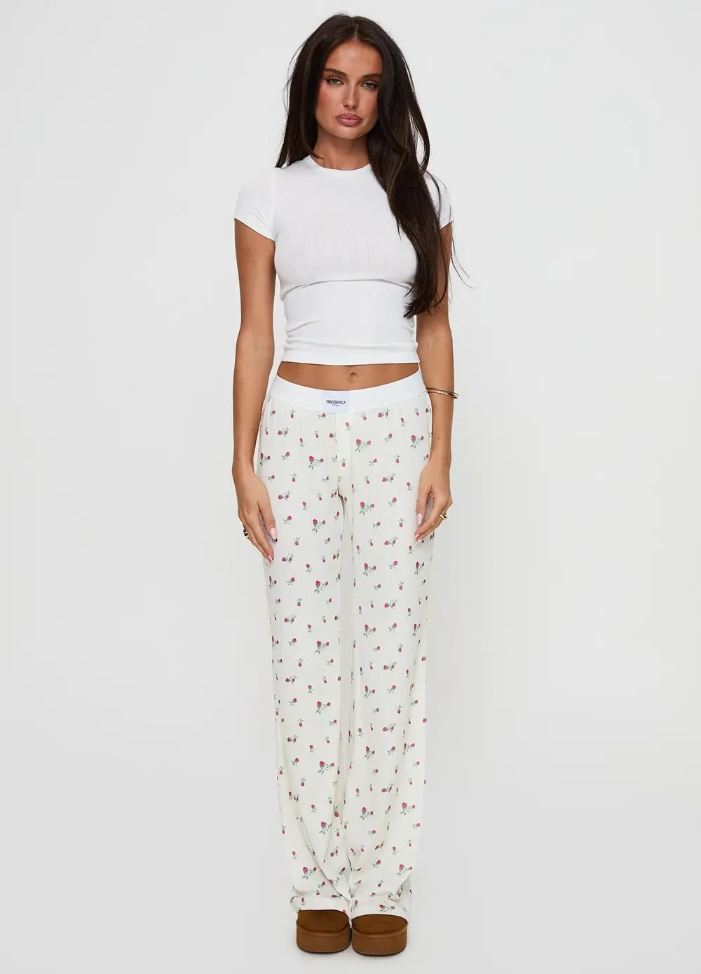 Lullabies Pointelle Sleep Pant Yellow