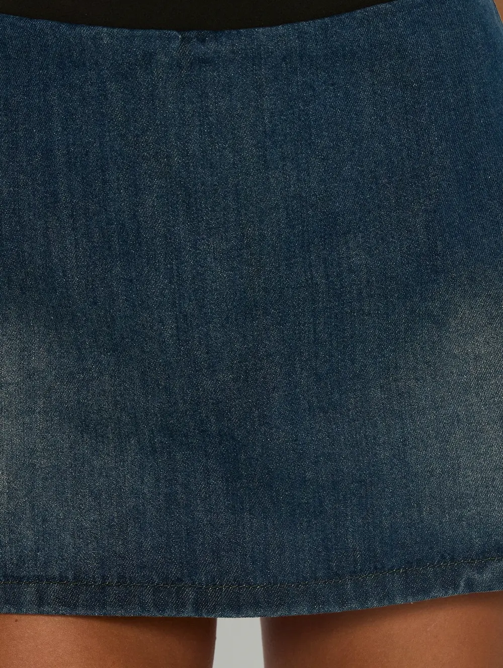 Gigi Denim Skort Dark Blue