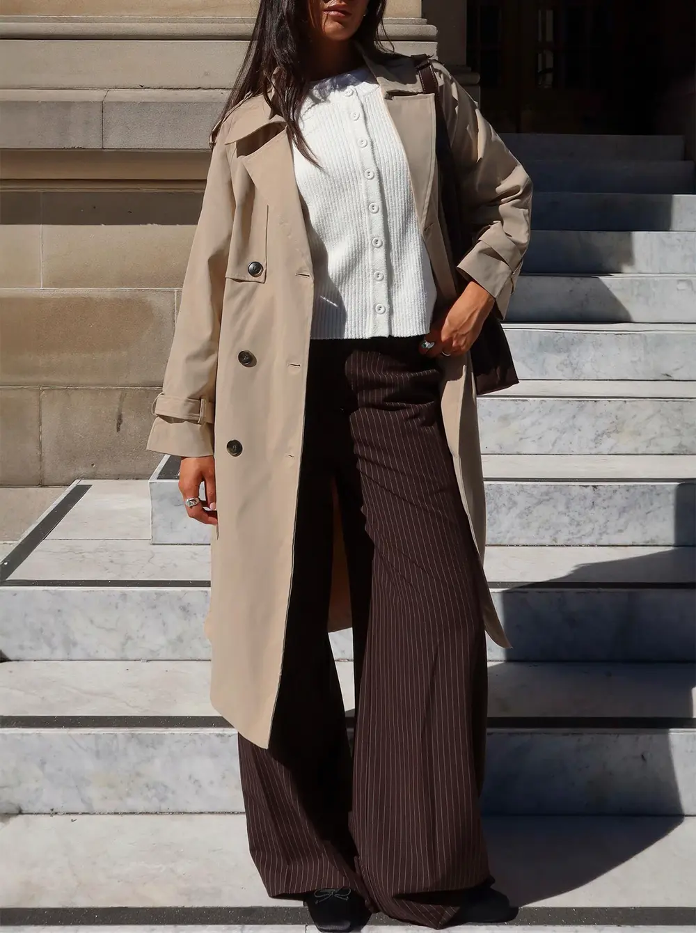 Westwind Trench Coat Natural