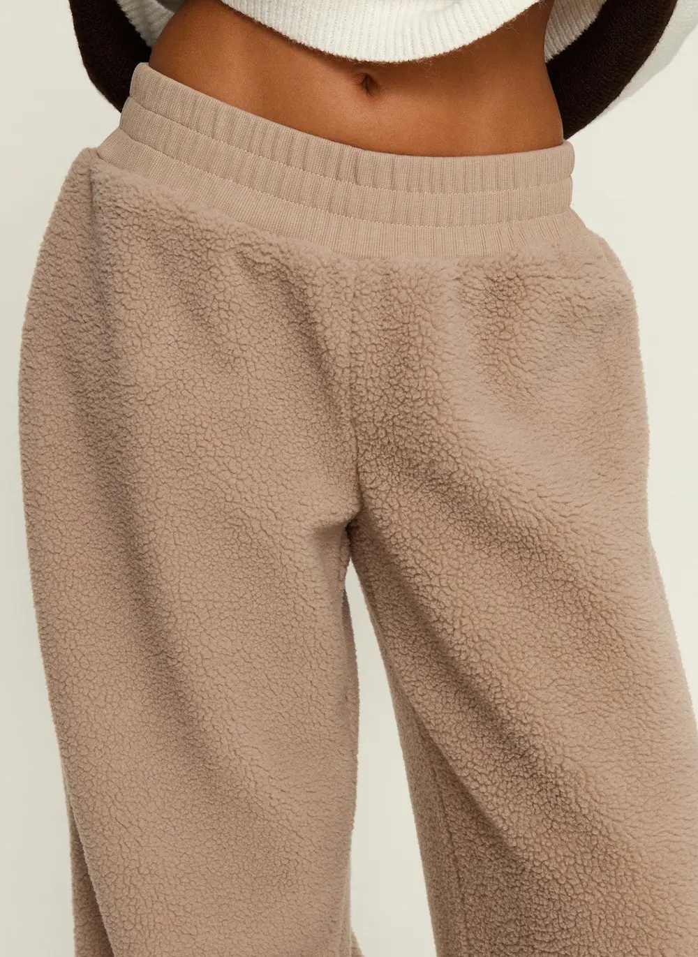 Siberia Fleece Track Pant Light Brown