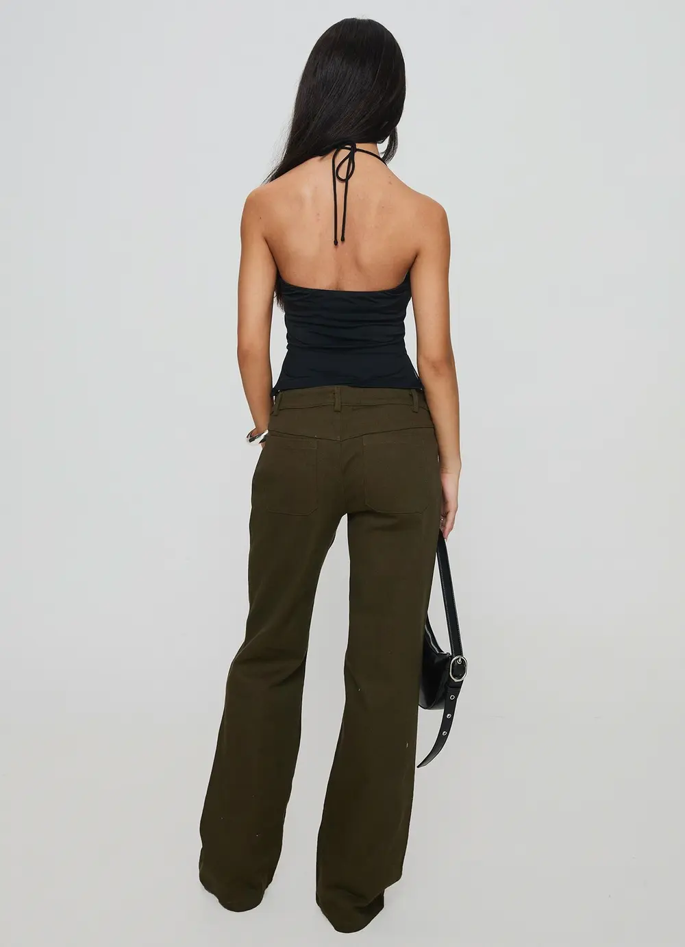 Benicale Low Rise Cargo Pants Olive