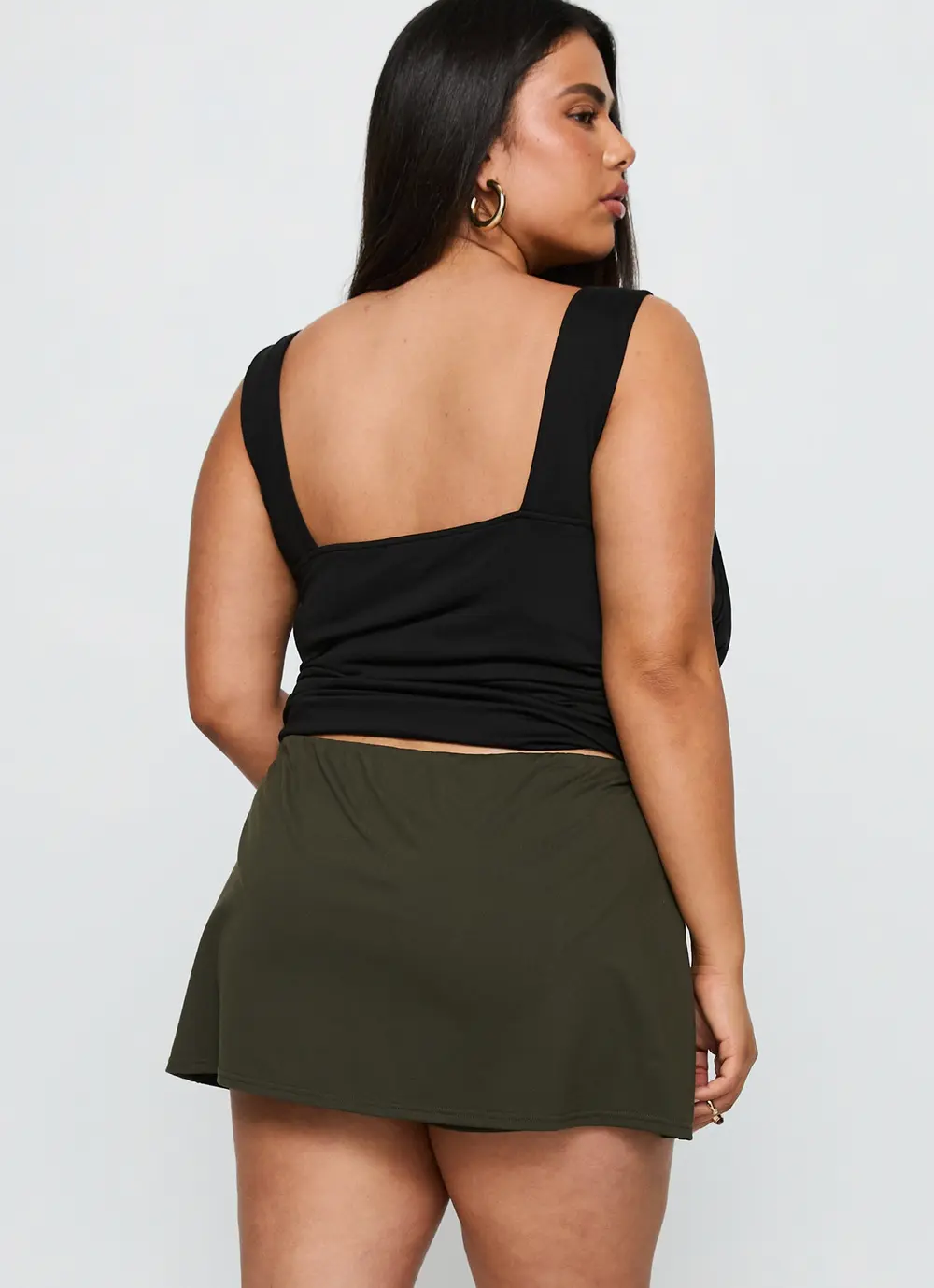 For The Thrill Skort Green Curve