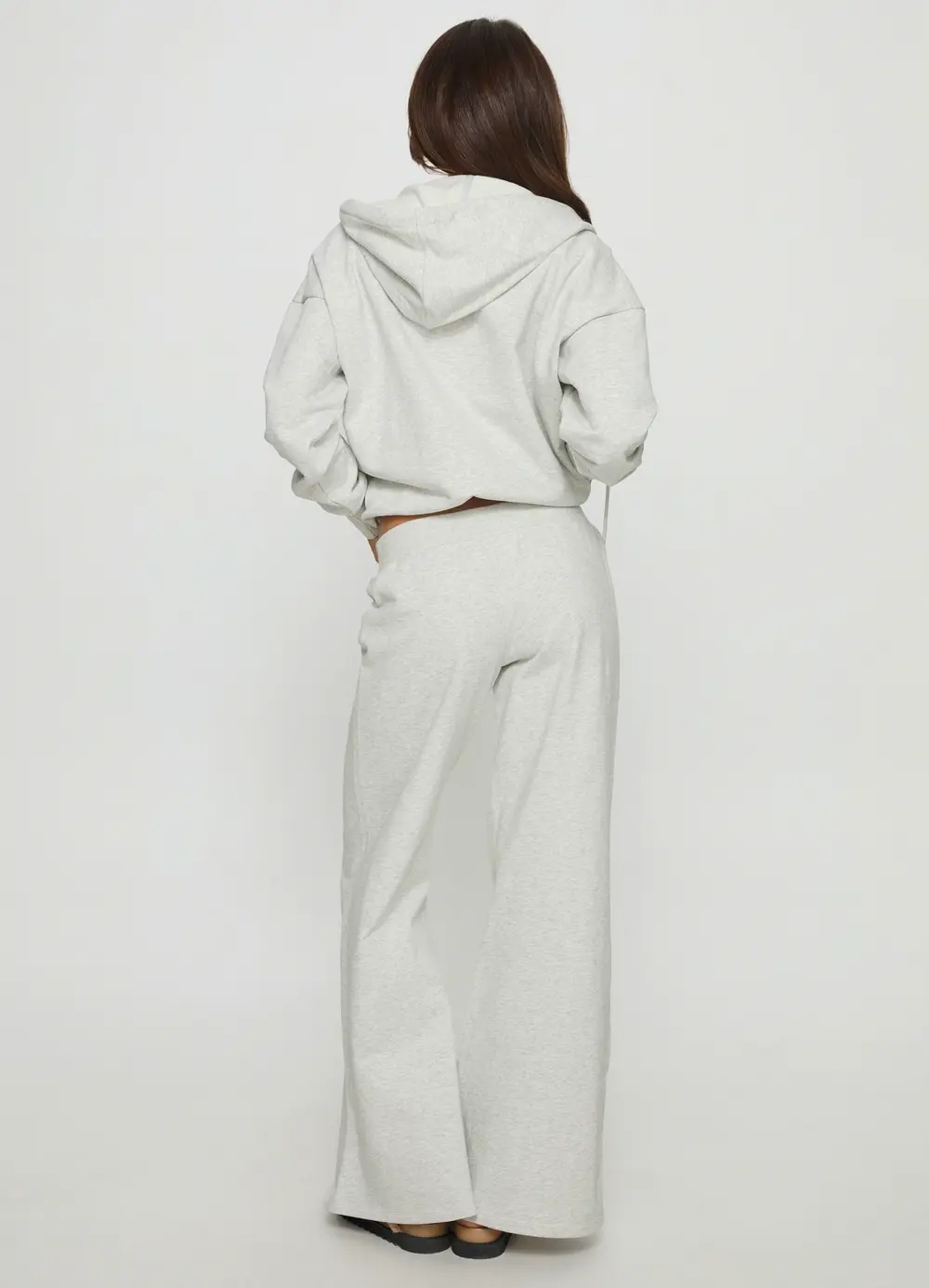 Summits Flared Track Pants Grey Marle