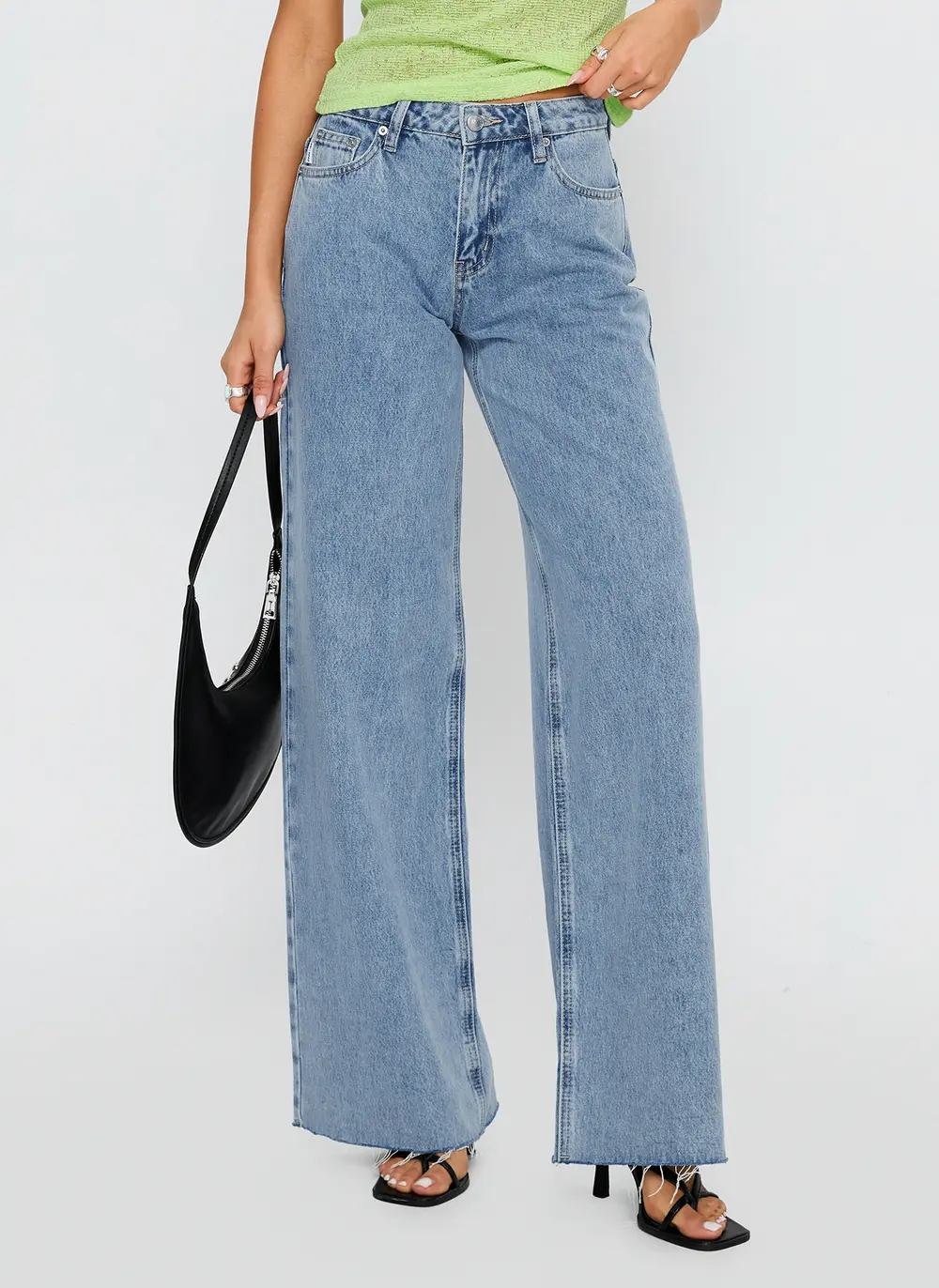 Darla Low Rise Straight Jean Vintage Blue Wash