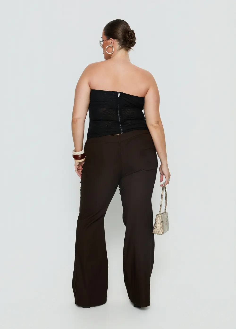 Kinkirk Flared Pants Chocolate Curve