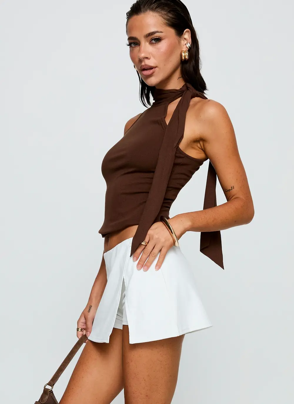 For The Thrill Skort White