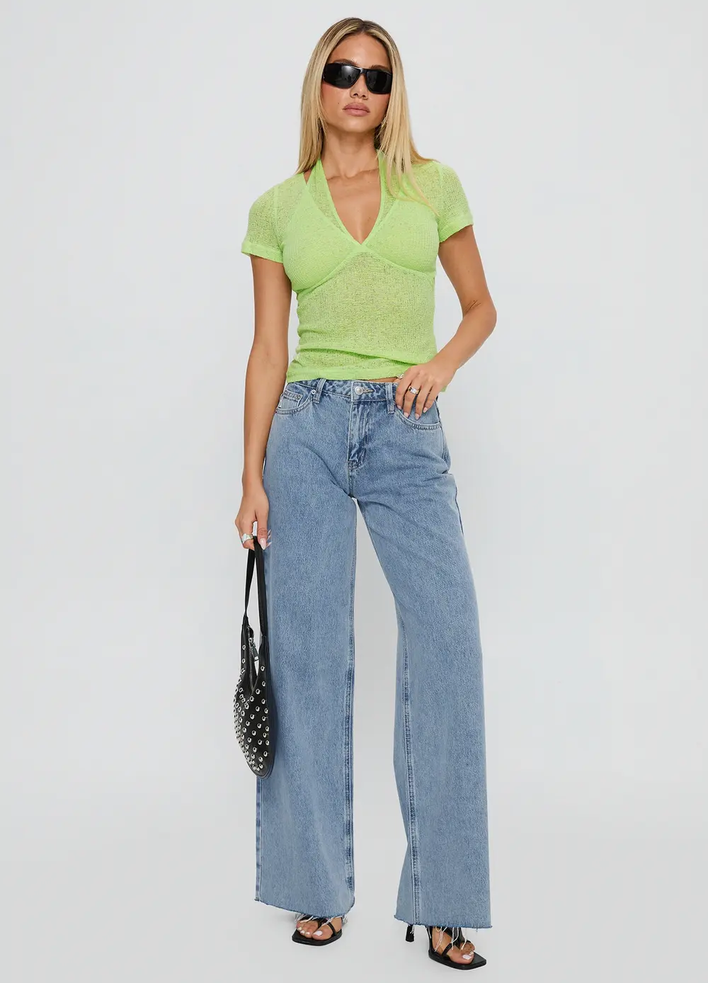 Darla Low Rise Straight Jean Vintage Blue Wash