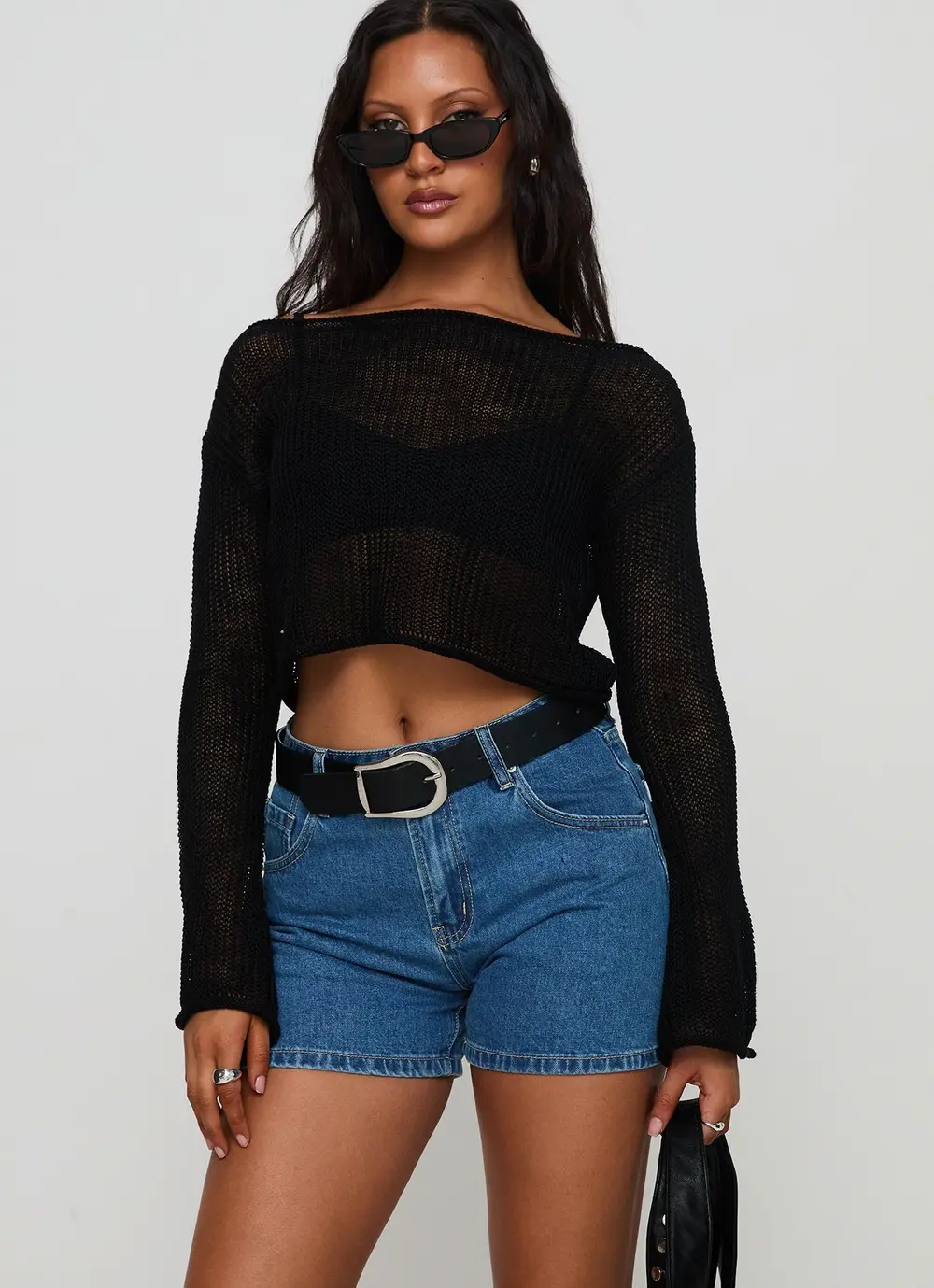 Saldana Shorts Mid Blue Denim