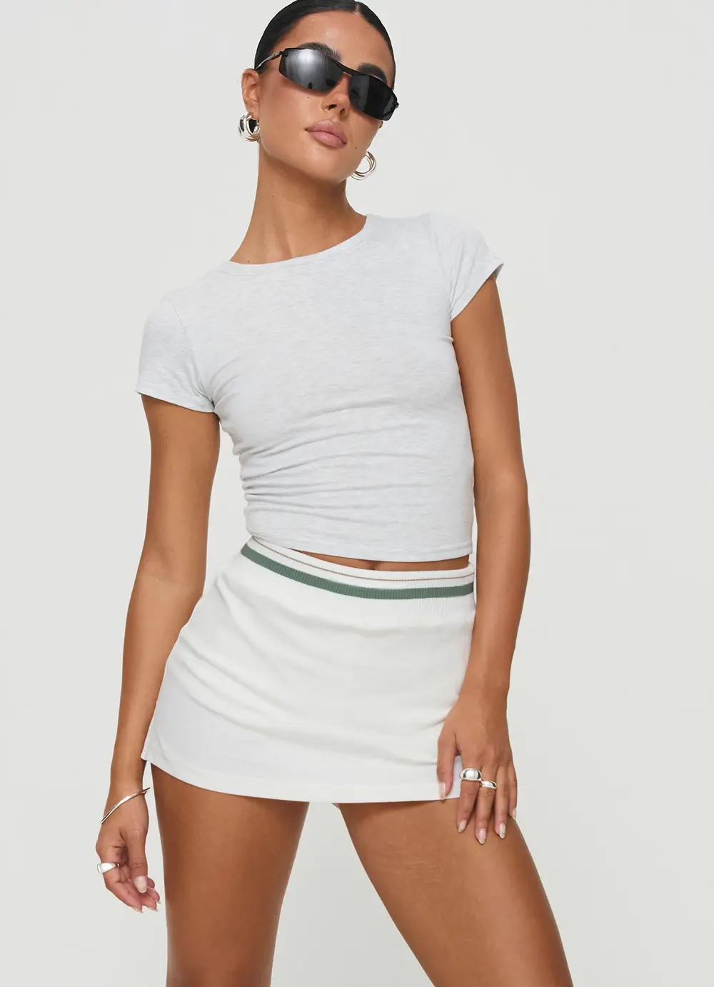Emberia Skort White