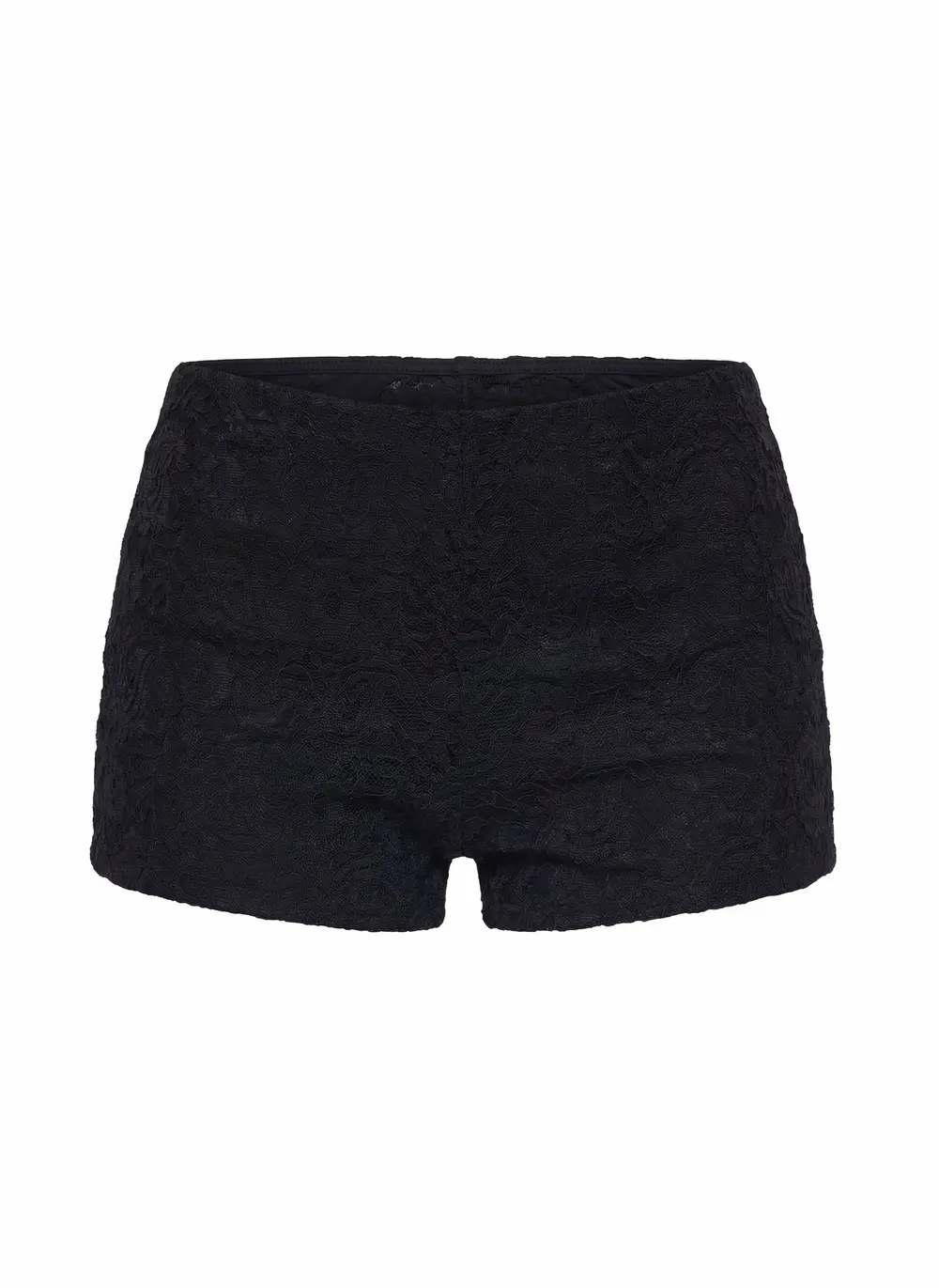 Daveney Lace Micro Shorts Black