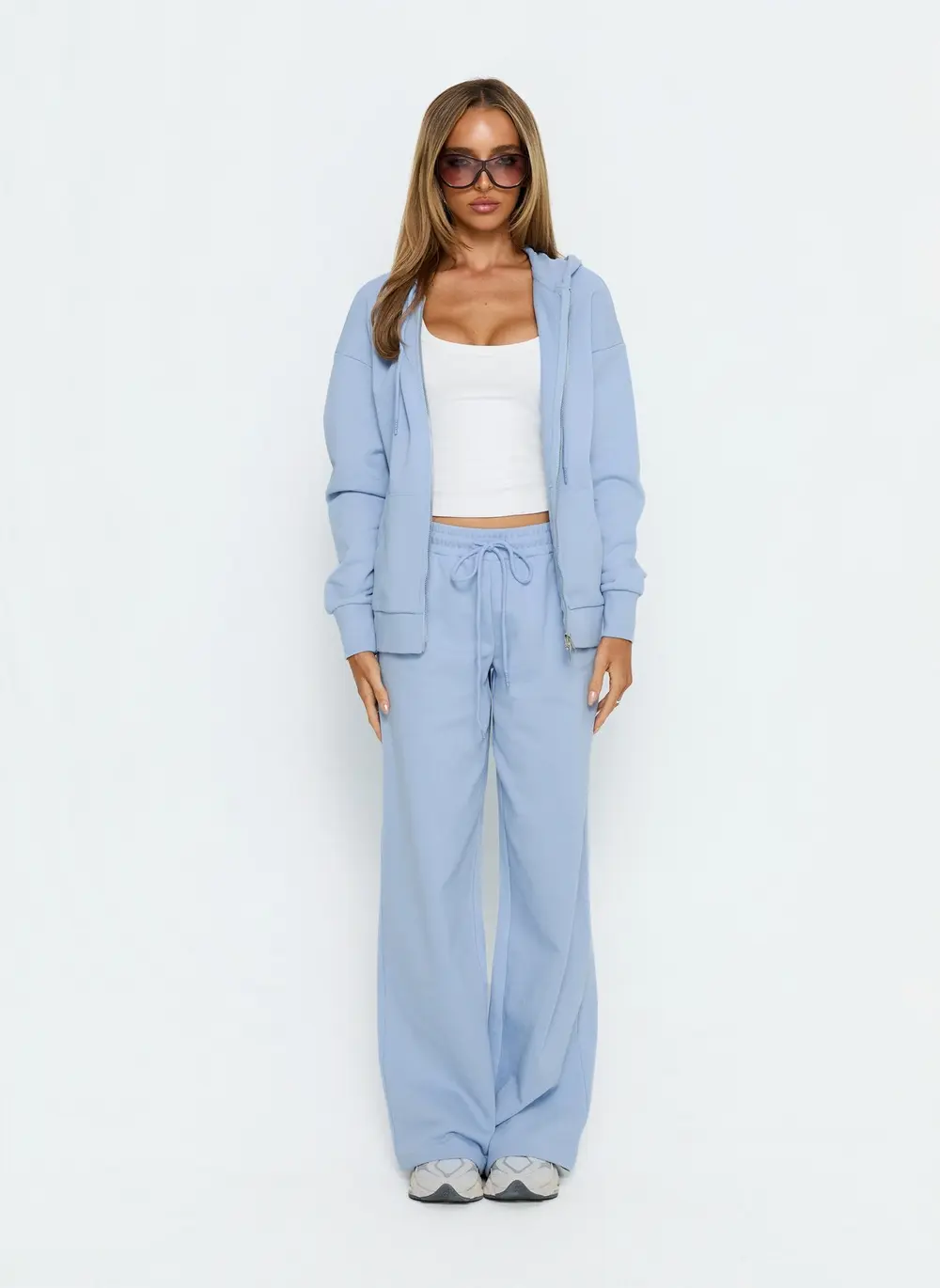 All Day Straight Leg Sweatpants Icy Blue