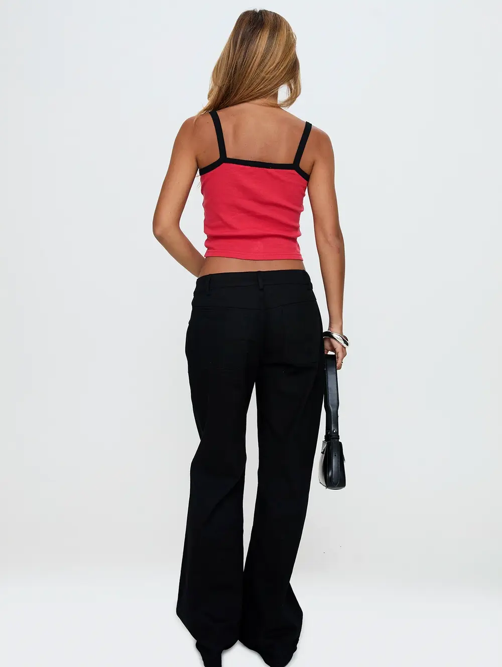 Benicale Low Rise Cargo Pants Black