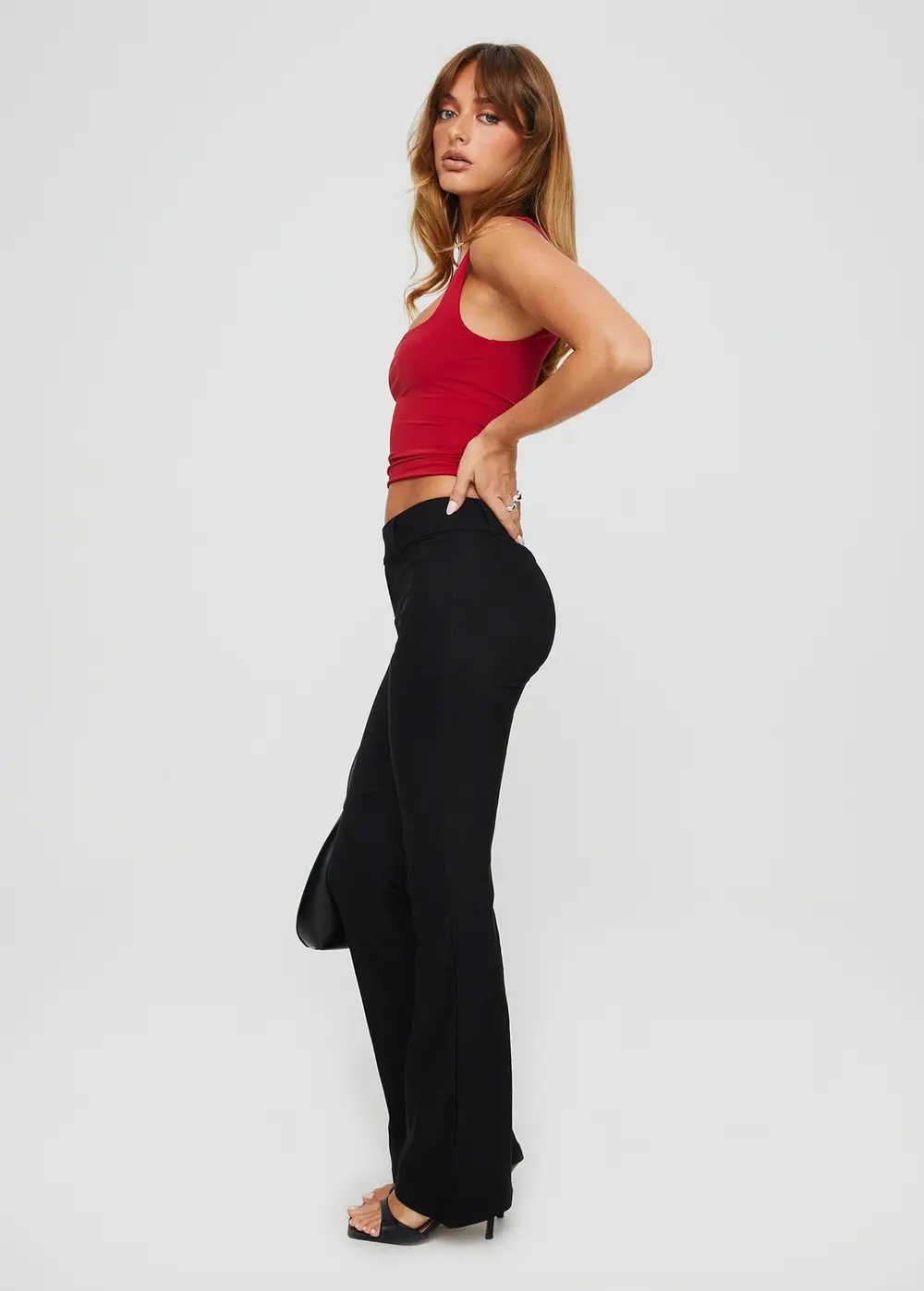 Kinkirk Flared Pants Black Petite