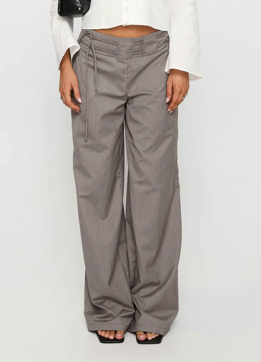 Just Have Fun Wide Leg Pant Grey