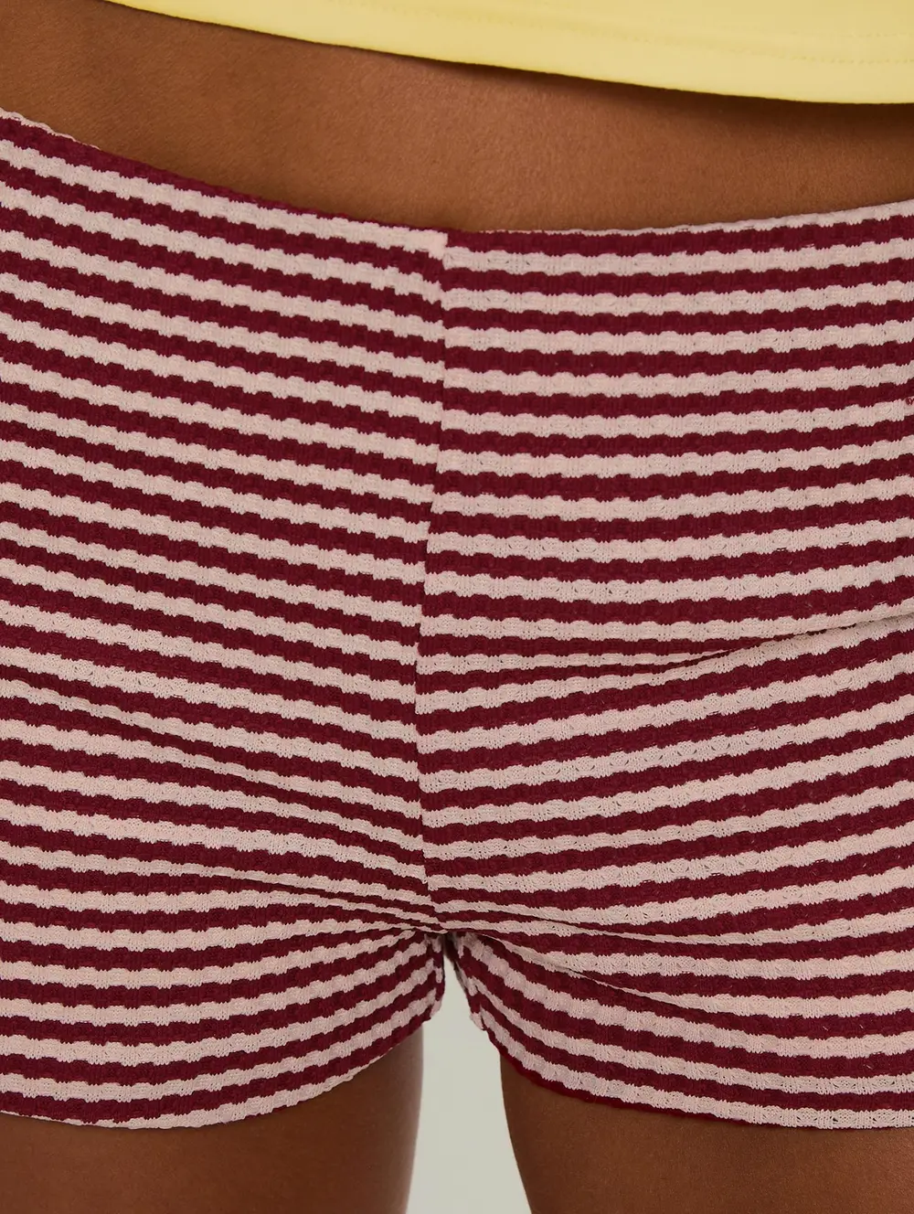 Wylie Micro Shorts Red / White Stripe