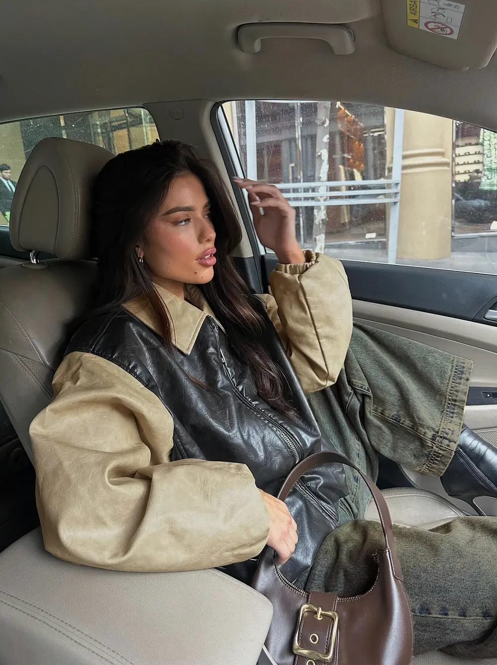 Nirvana Bomber Jacket Camel