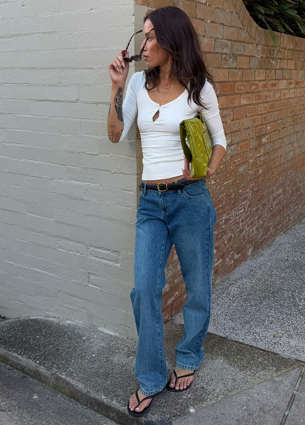 Better Half Low Rise Straight Leg Jeans Horizon Blue