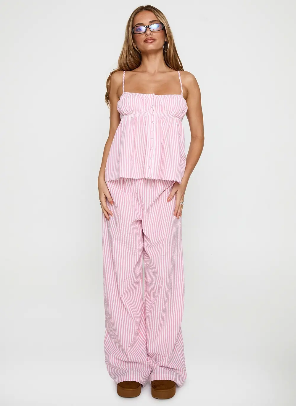 Cassini Set Pink Stripe