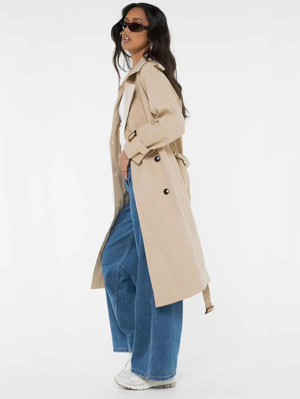 Westwind Trench Coat Natural