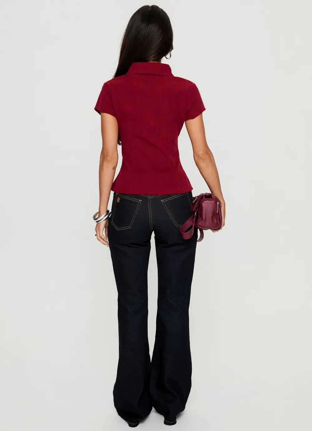 Magic Mirror Mid Rise Bootleg Jeans Raw Indigo