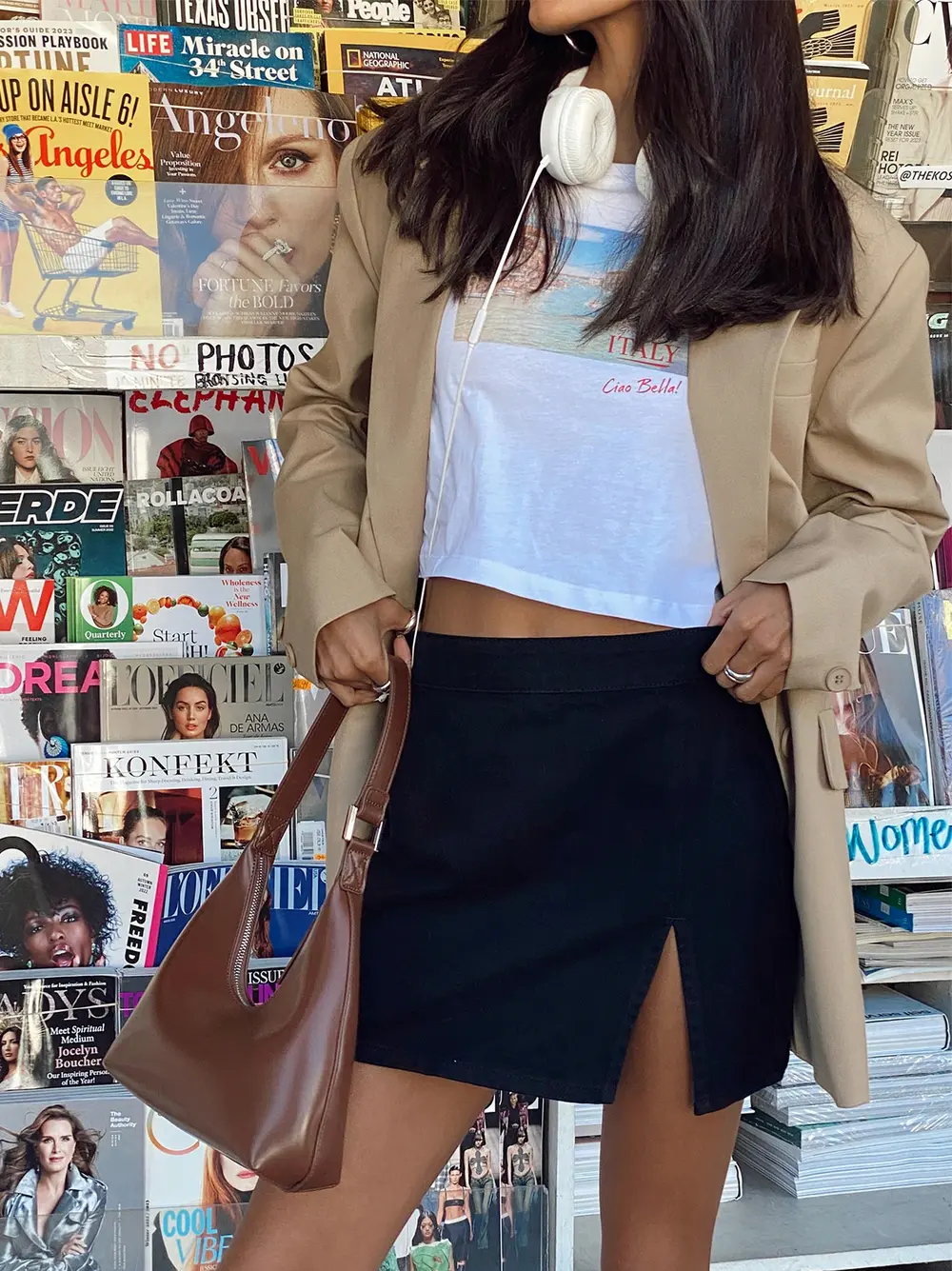 The Lola Mini Skirt Black