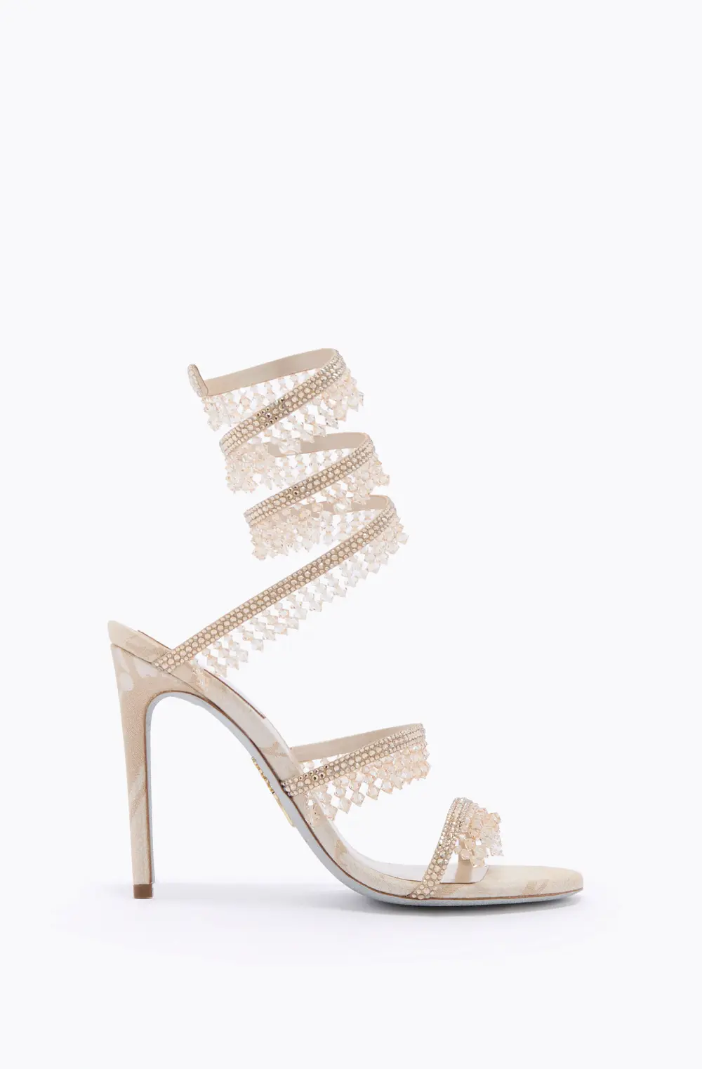 Rene Caovilla CHANDELIER SANDAL IN SAND DAMASK 105