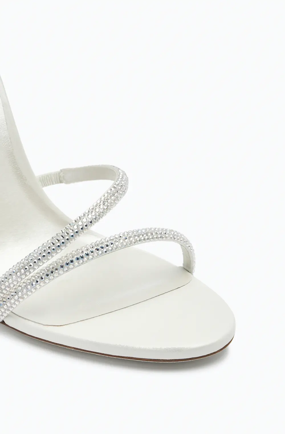 Rene Caovilla Margot Crystal Ivory Sandal 105
