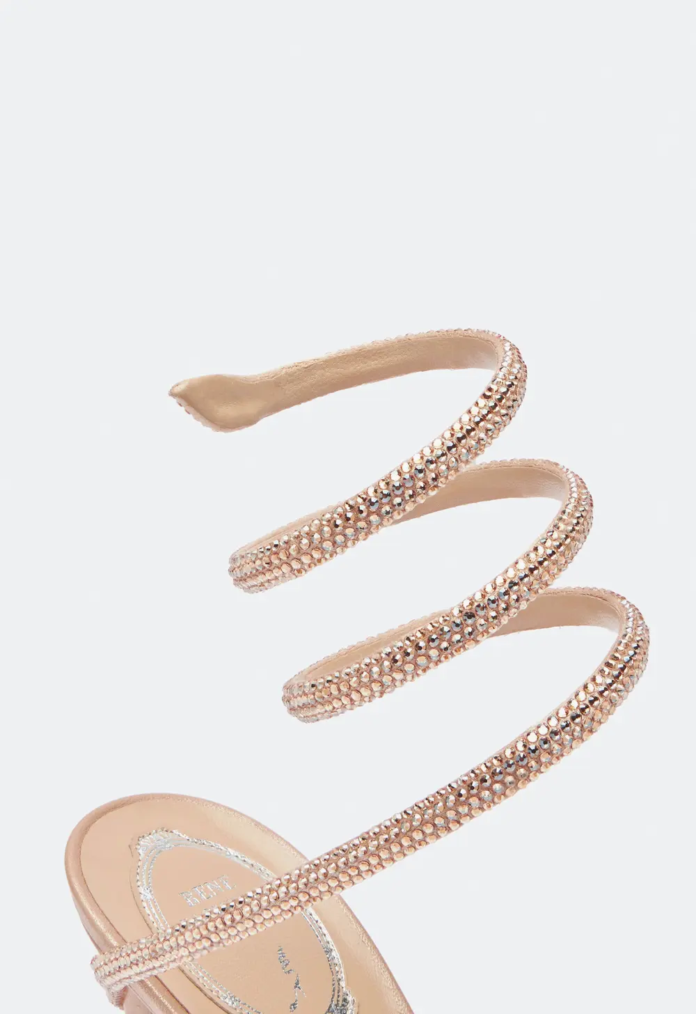 Rene Caovilla MARGOT CRYSTAL BLUSH SANDAL 105