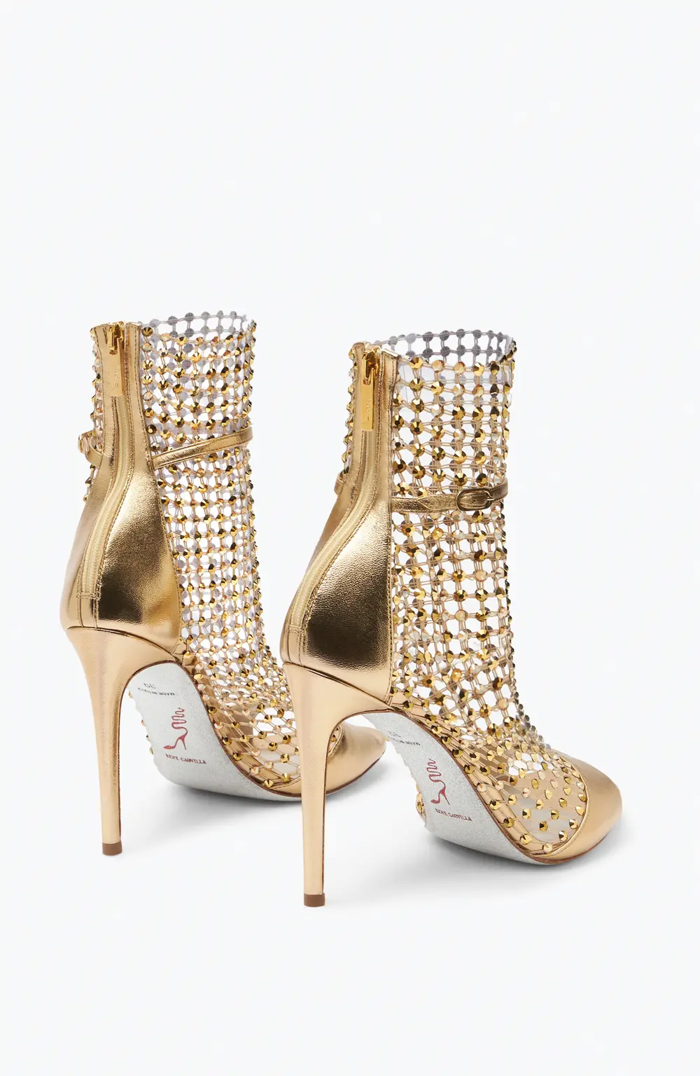 Rene Caovilla Galaxia Gold Sandal 105