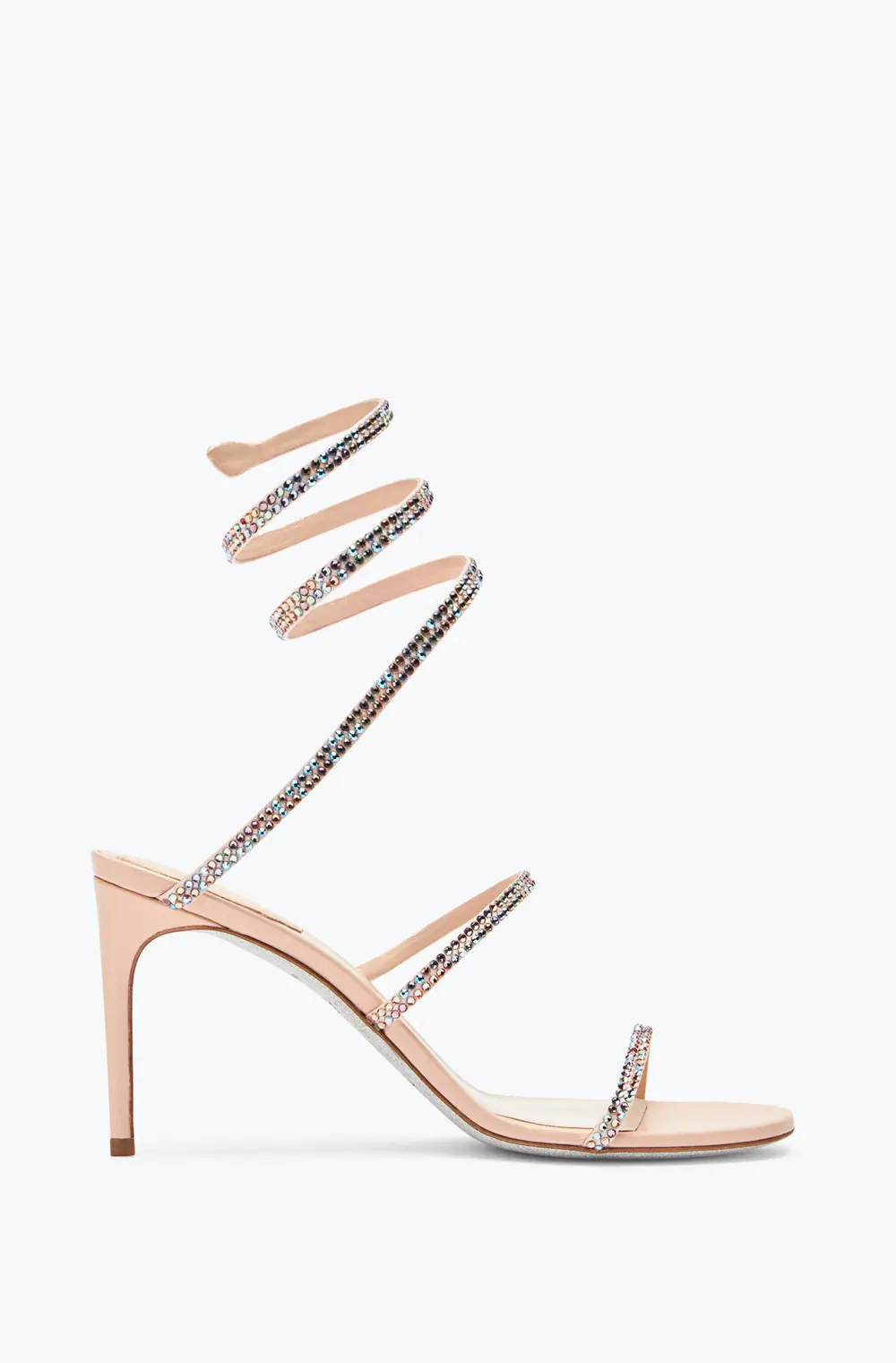 Rene Caovilla Cleo Pink And Multicolor Sandal 80