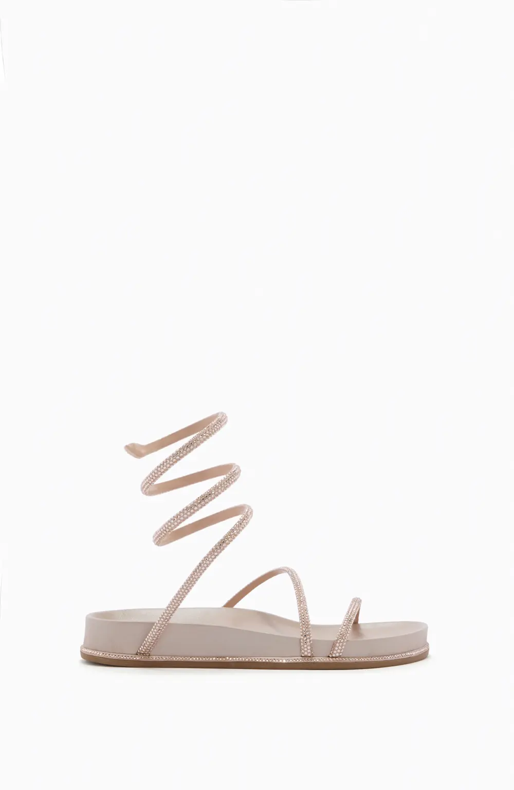 Rene Caovilla GISELE NUDE FLATFORM SANDAL 20