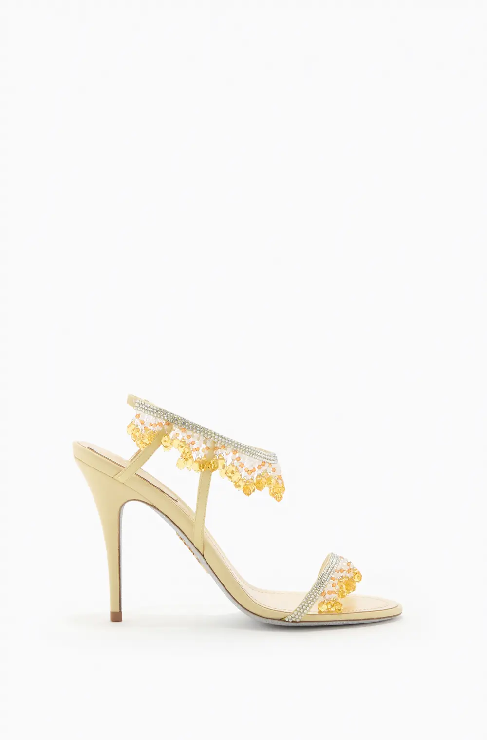 Rene Caovilla JAHANARA BUTTER YELLOW SANDAL 100