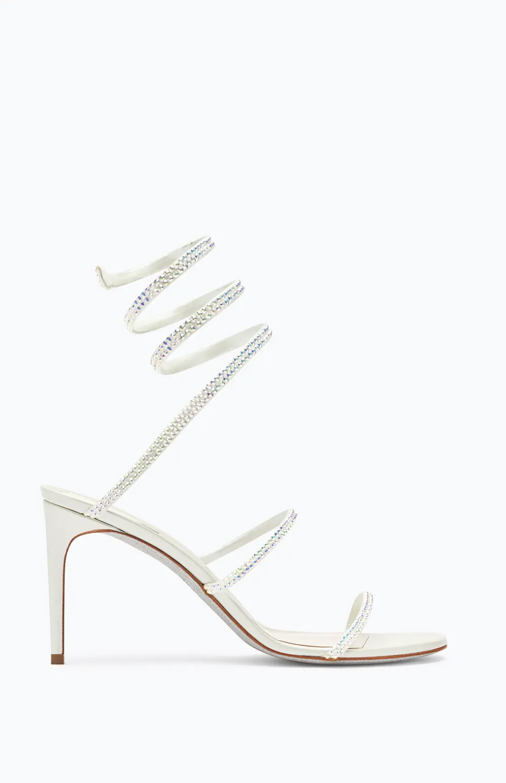 Rene Caovilla Satin Jewel Sandals Cleo